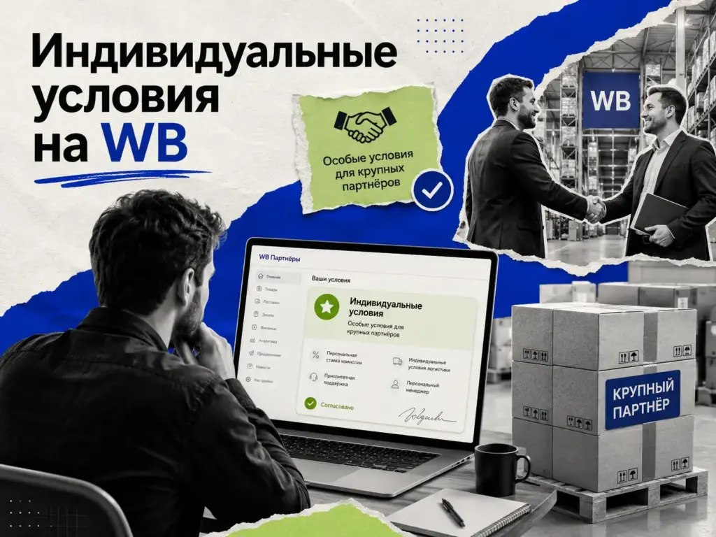 Индивидуальные условия на Wildberries: персональные ставки комиссии и логистики для крупных продавцов