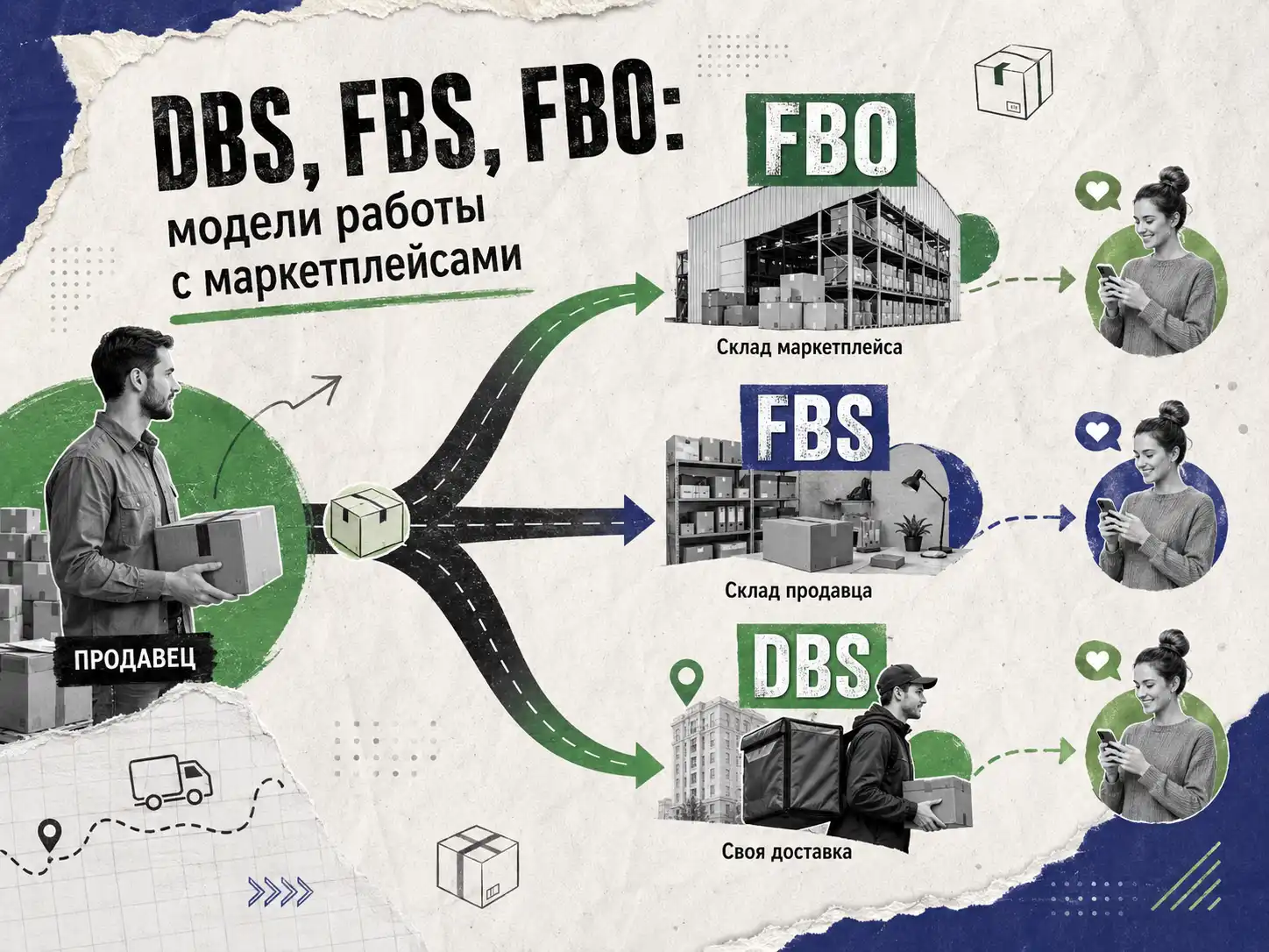 DBS, FBS, FBO: модели работы с маркетплейсами