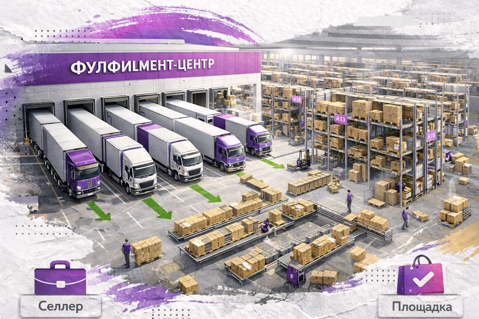 Склады Озон и Вайлдберриз — как устроены логистические центры маркетплейсов