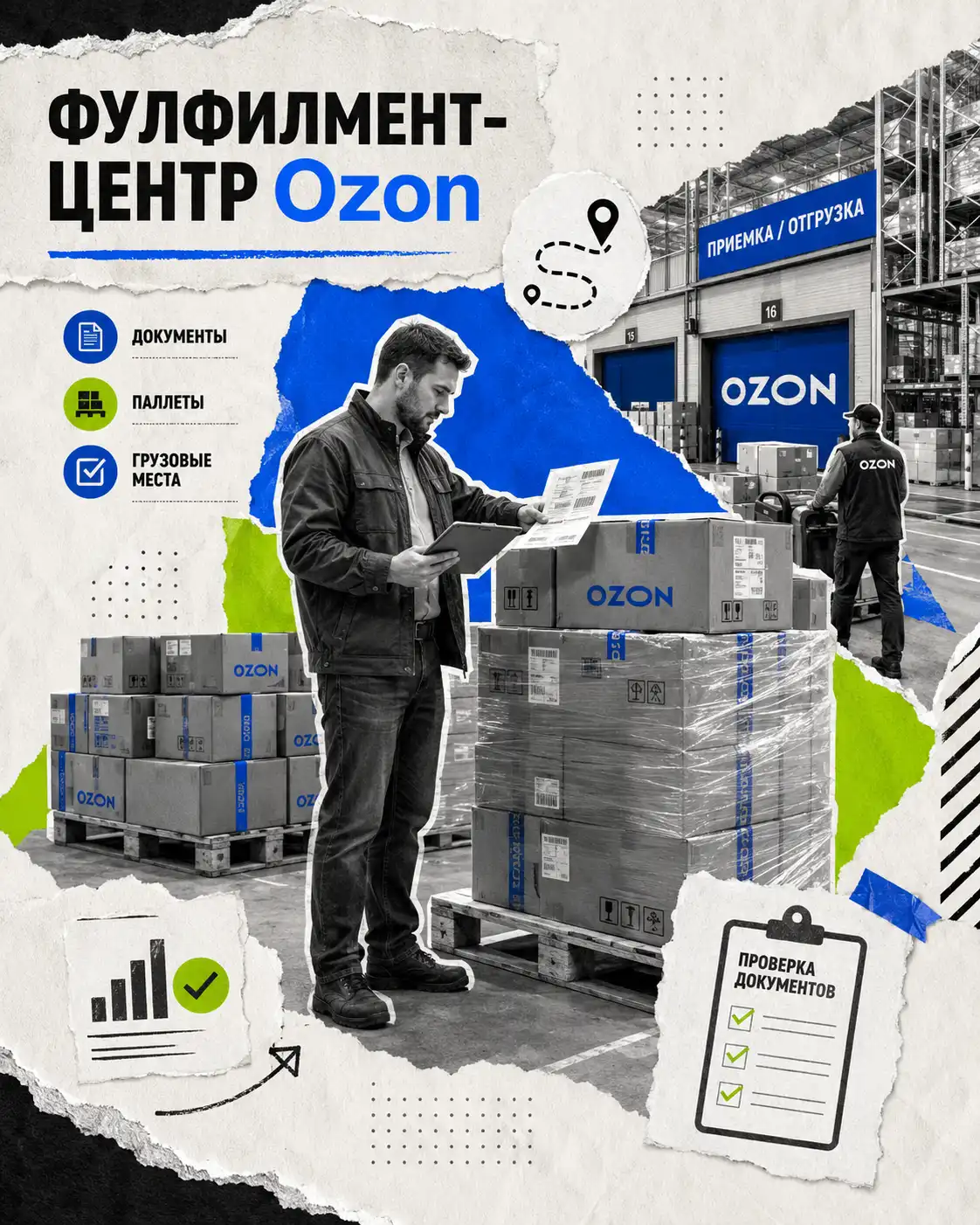 поставка по FBO Ozon на склад маркетплейса