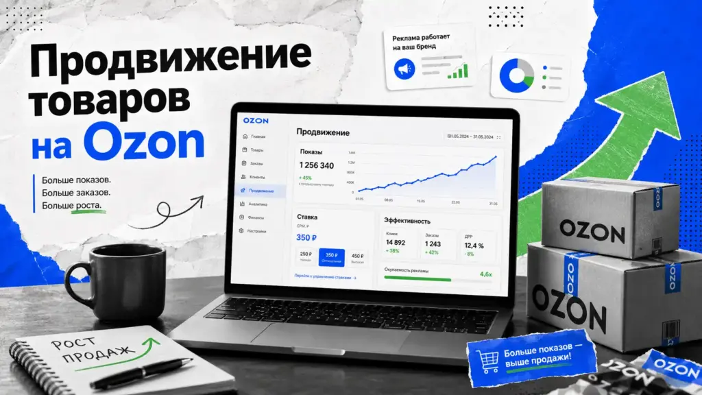продвижение товаров на Ozon — рекламный кабинет и инструменты продвижения.