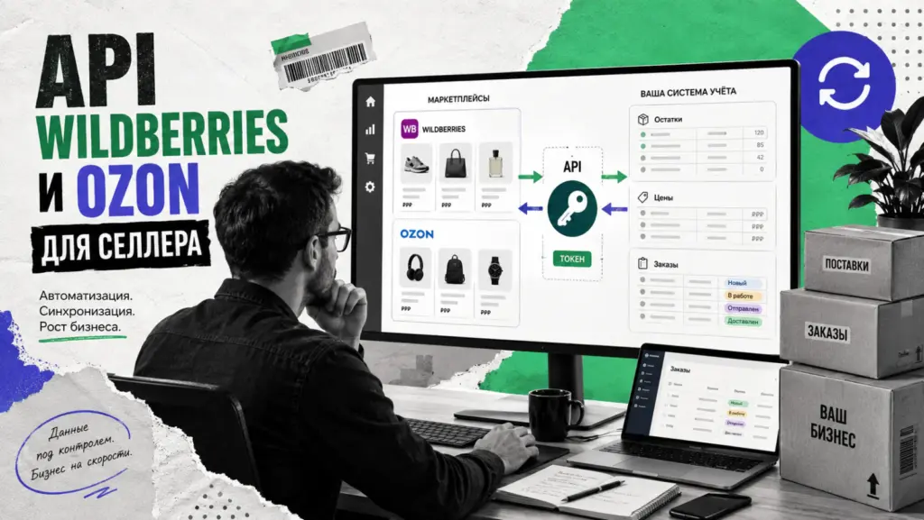 API Wildberries и Ozon — обмен данными между кабинетом продавца и учётной системой
