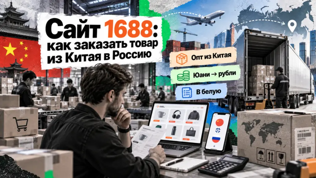 Сайт 1688 на экране ноутбука — как заказать товар из Китая в Россию